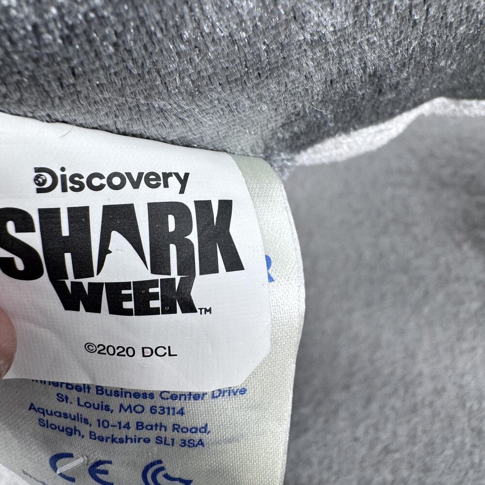 13in Build A Bear Discovery Shark Week 2020 Great White Shark Plush DCL - Picture 7 of 10